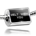 You Cubes Ice on Sterling Charm Melt Bead Silver Clear Black Neonblond 925 With