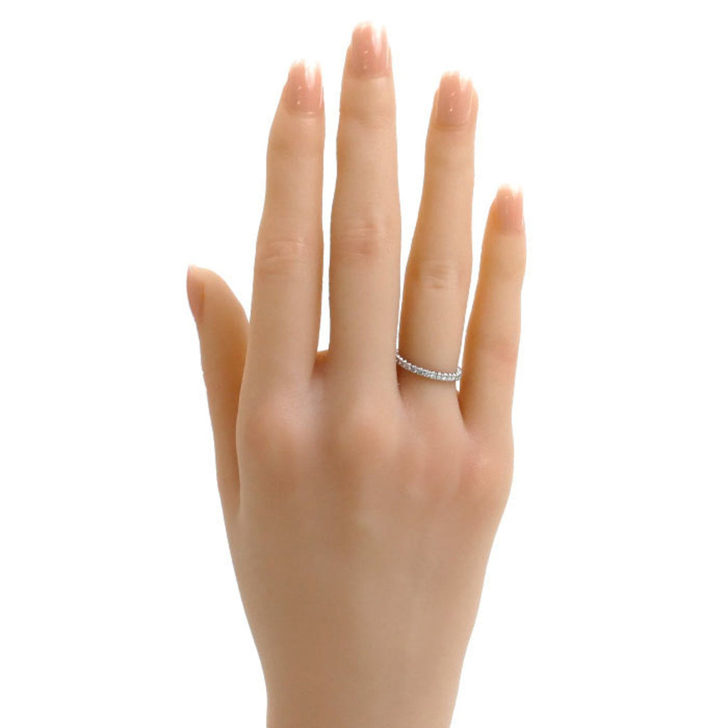 46 CARTIER Gold 1.6g Eternity Women's Etincelle Cartier 6 Ring Full de Pre-Owned (Good) Size White B4077946 K18WG