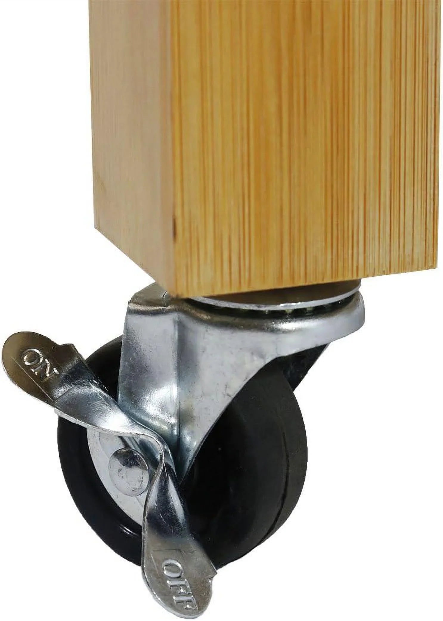 Shelves, Trolley Prepping Kitchen Cart Wood Locking Drawers Butcher On Food Bamboo Rolling Rack, With Cart Wheels, Island Casters, Block Towel