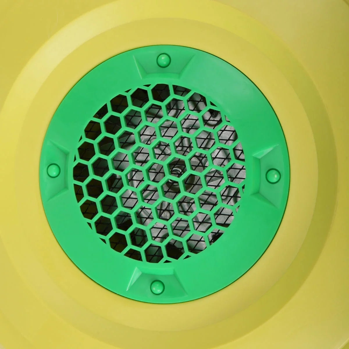 Water Blower, Indoor Fan Inflatable Safe, Castle, Air Green Pump for - Portable Yellow and Outdoor Bounce Slides,