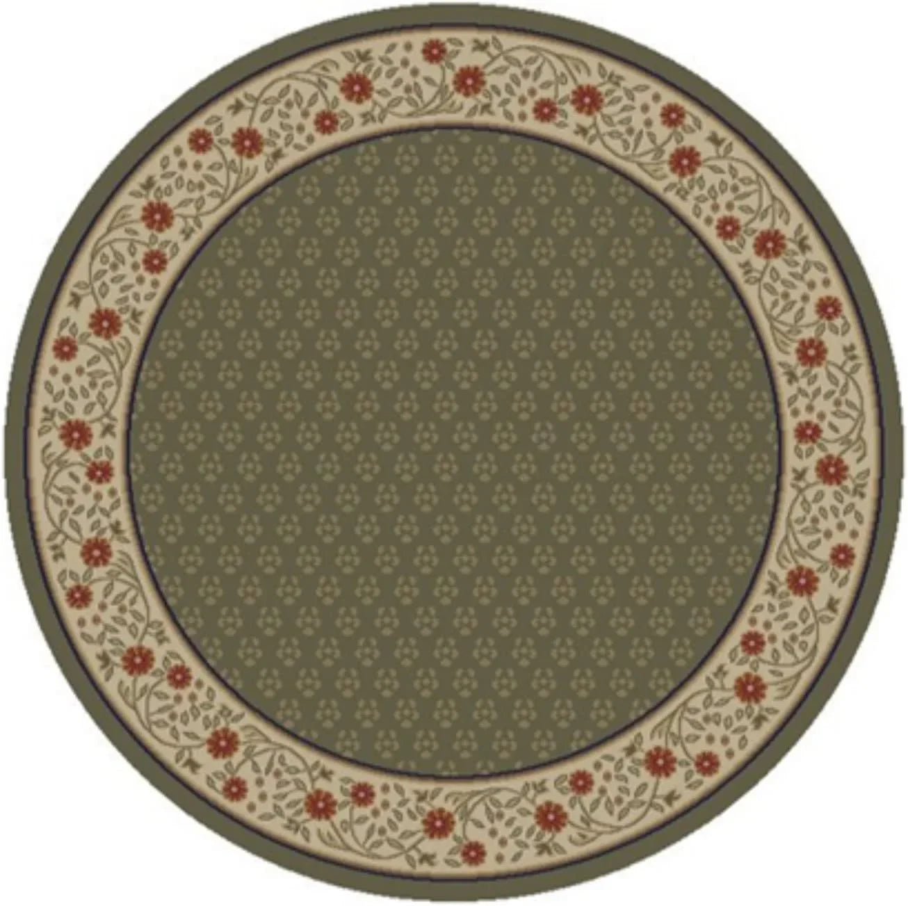 '- Harmony Round, 5 Red 3 ft. Global Jewel in. Concord