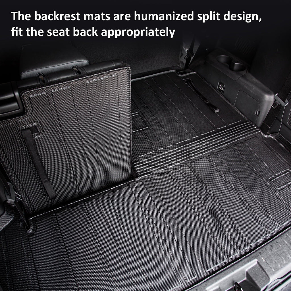 Toyota Trunk Mats Liner Backrest Highlander 2020-2024 Mat Car Cargo Highlander Fit Accessories with