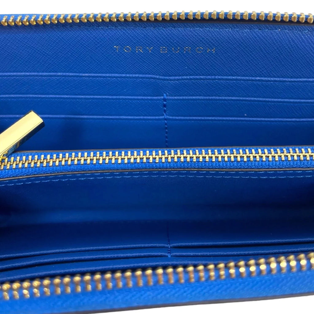 Bag Floral Painted Burch New in Zip Multi Flower Iris Continental Tory Wallet