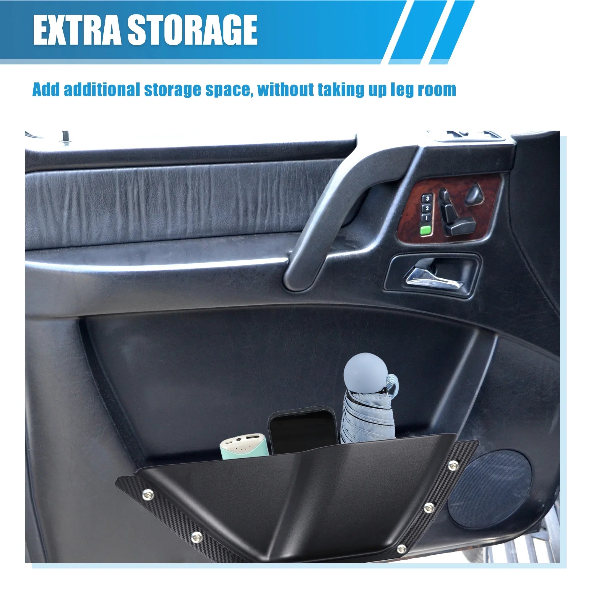 for Box 2/4 2022 Bargains Accessories Door Ford Bronco Storage Unique Front Door Pockets Organizer 2021 1 Panels Pair