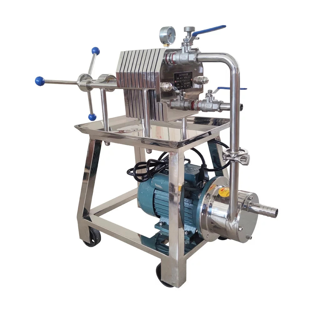 Filter layer Stainless Press Pressure Beer Frame Filter FT150 Filter 10 220V Steel Machine Filtration Plate Slag
