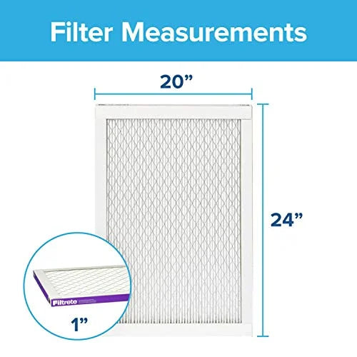 Living Air Filter, Allergen, Filtrate AC 1500, 20x24x1, MPR 6-Pack Healthy Furnace Ultra
