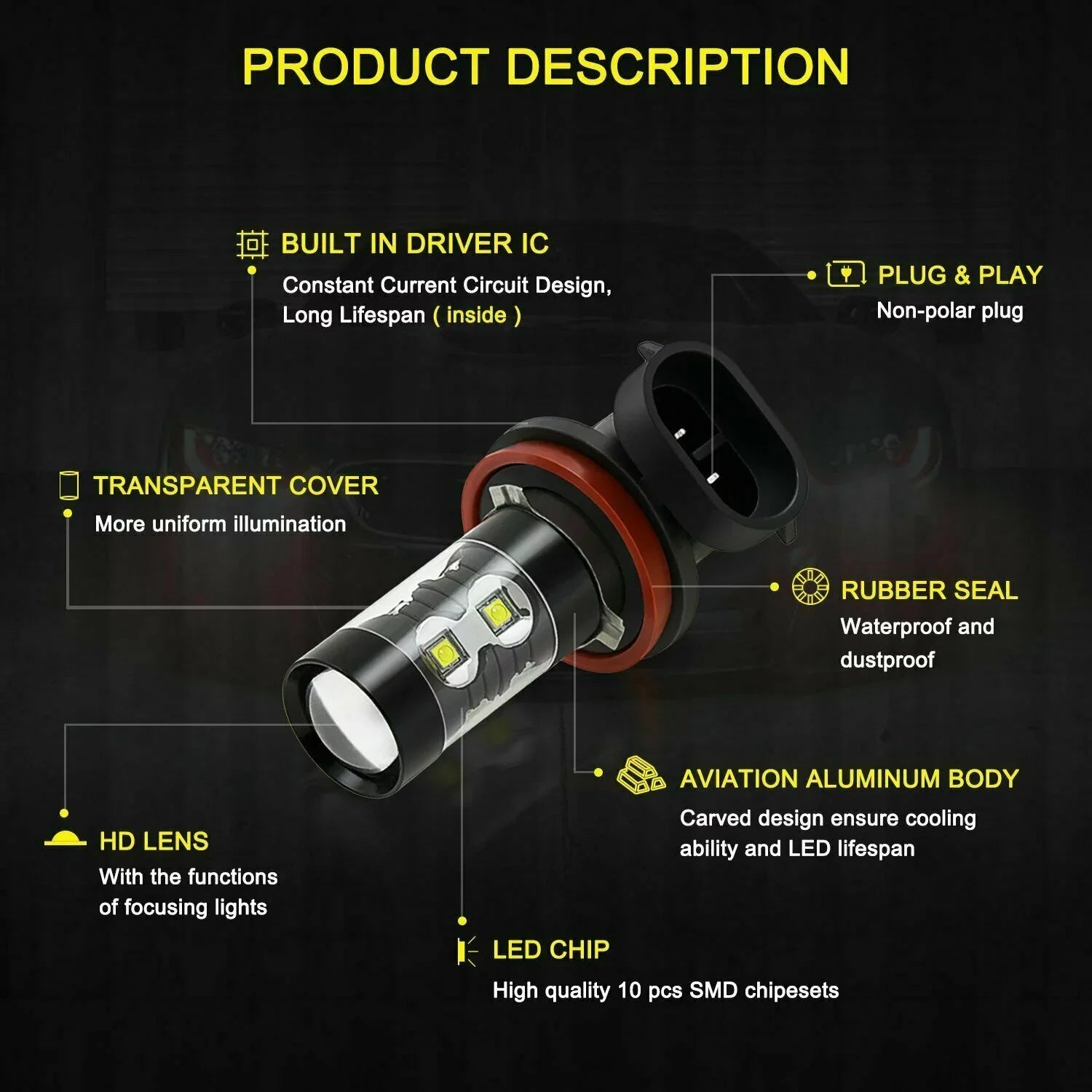 D4S H11 HID Mazda CX-5 SKN Lights 4pcs Bulbs H8 Headlight 2018 for Fog Led