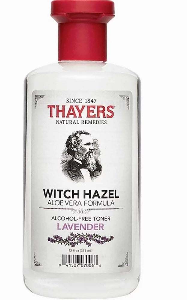 Aloe 3 - Witch fl Vera Lavender, 12 Toner, Hazel Thayers Pack oz