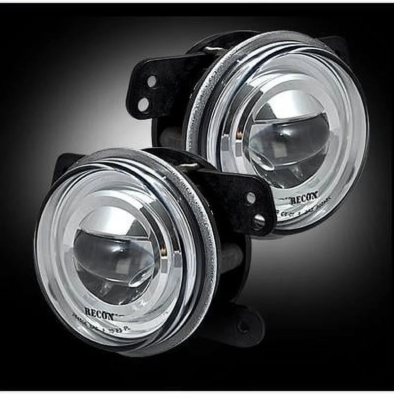 Fog Wrangler 264506CL LED Set JK Jeep RECON 2-Piece For Lights Clear 07-15