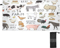 Free Farm Lightweight Towel Bath Bestwell Swim Towel, Quick Animals Thin Oversized 31”X71” Sand Towel Towel Cool Pool Beach Blanket, Yoga Microfiber Multipurpose Shower Dry