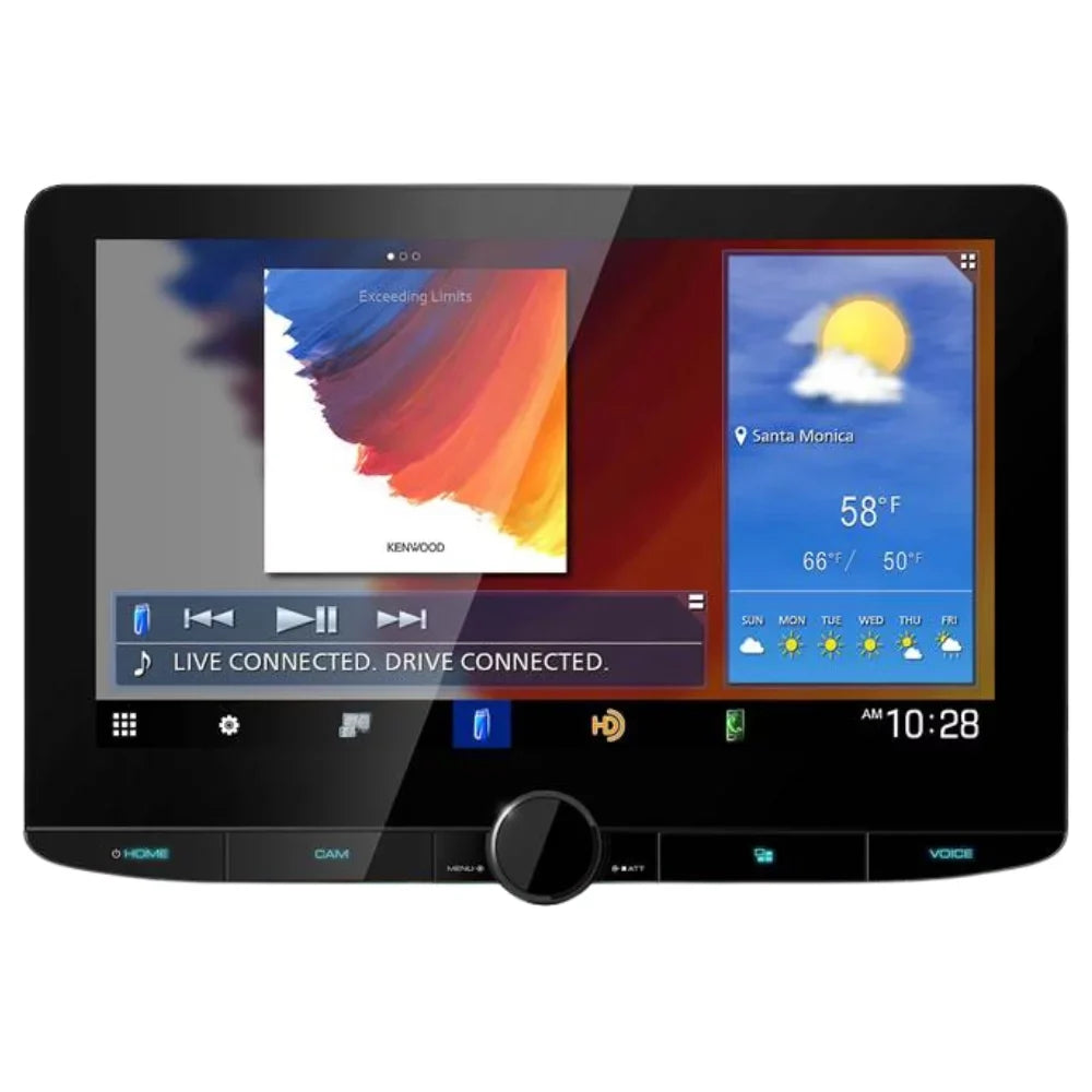HD and DRV-N520 Kenwood Full Dashboard DMX1037S Multimedia Receiver 10.1" Camera New