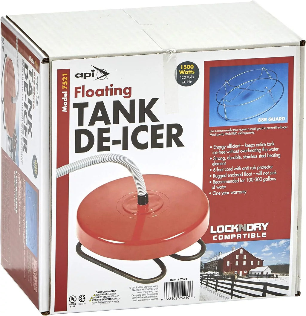 Water API De-Icer, Watt Floating Floating Deicer Tank 1500