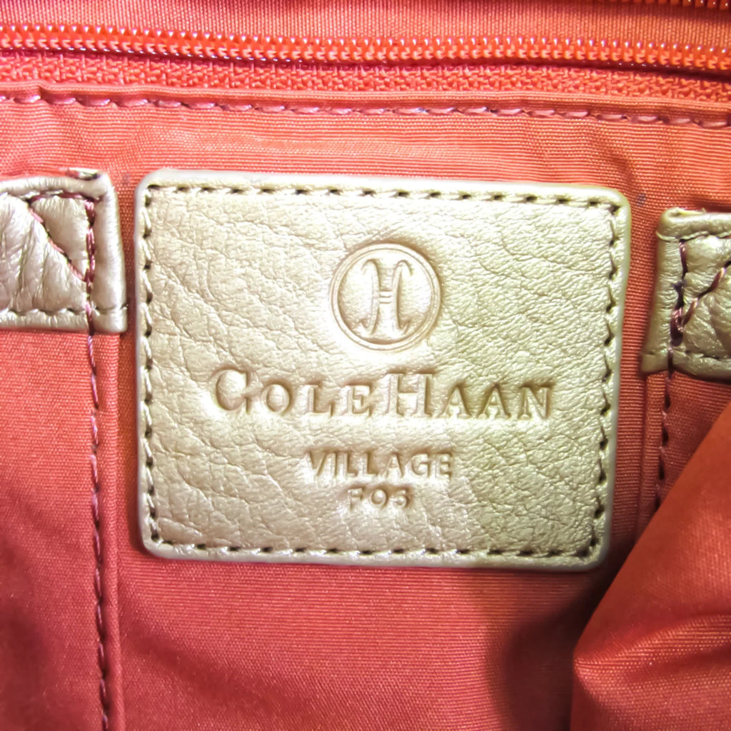 Gold (Good) Women's Leather Haan Handbag Cole Pre-Owned