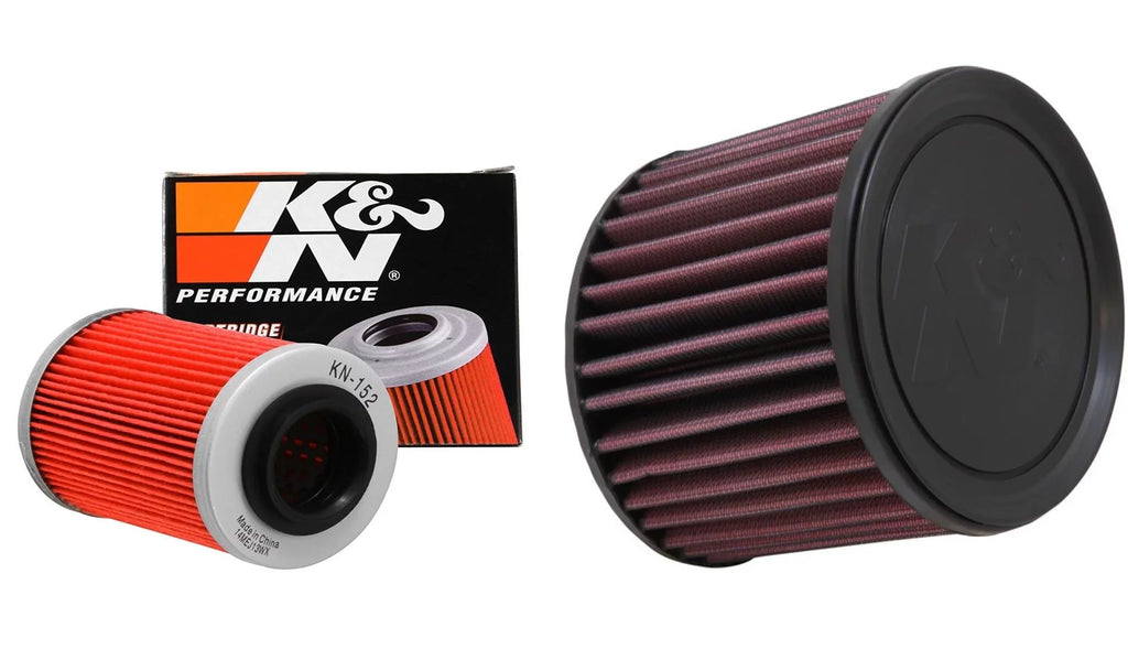 ATV/UTV 2013-2014 K&N Air Filter and Kit CAN-AM Outlander Oil for EFI 800R Black