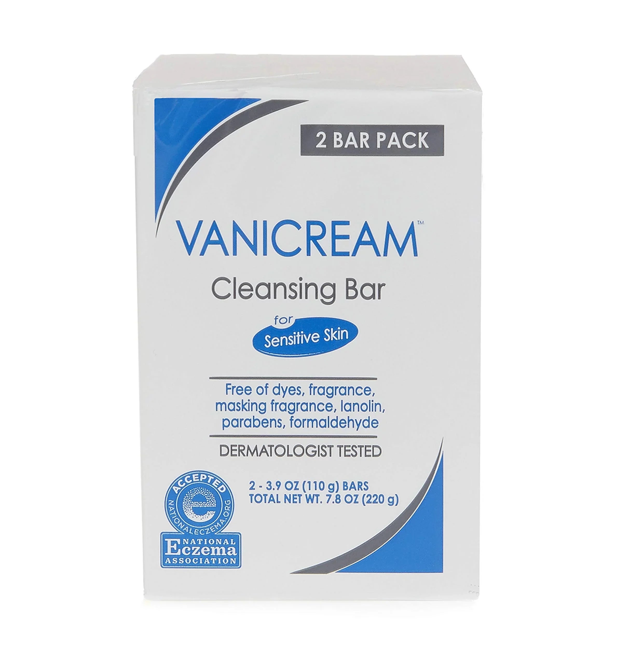 Bar Vanicream, Fragrance Pack Sensitive 7.8 Ounce. Gently And Sulfate 3.9 And Cleansing Skin Of Cleanses For Moisturizes Gluten 2, Free