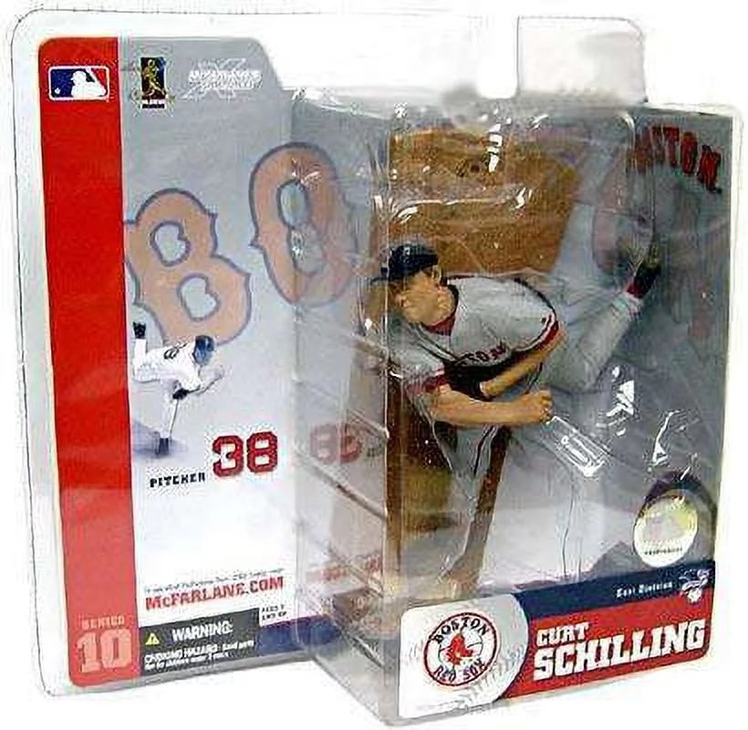 10 MLB Jersey Figure Sports Action Variant) Series (Gray Schilling Curt Picks McFarlane
