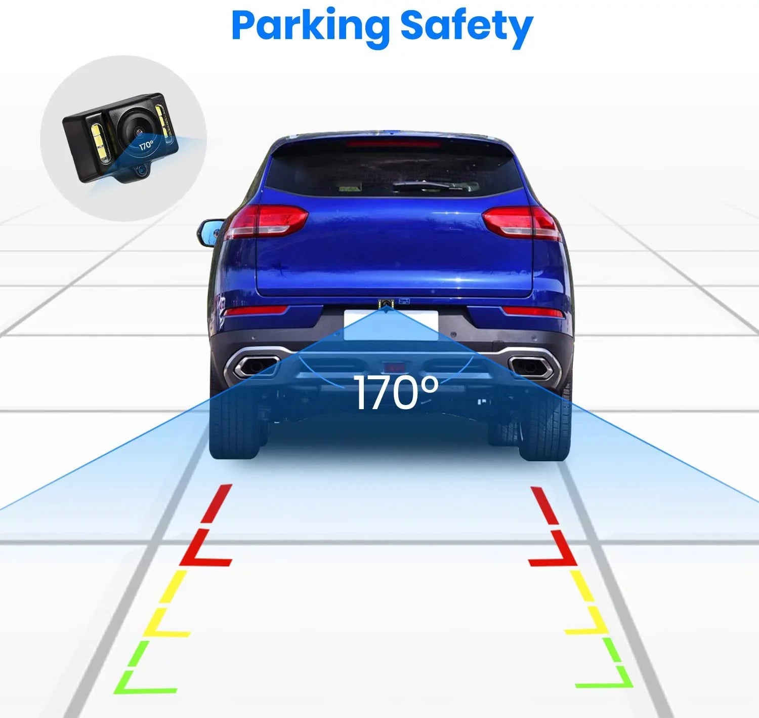 Trucks, Mirror Look Oem System for for View Camera Super Rear Camera Vehicles Car Wireless Camera Vision Backup Night Backup Auto-Vox Reversing (T1400U)