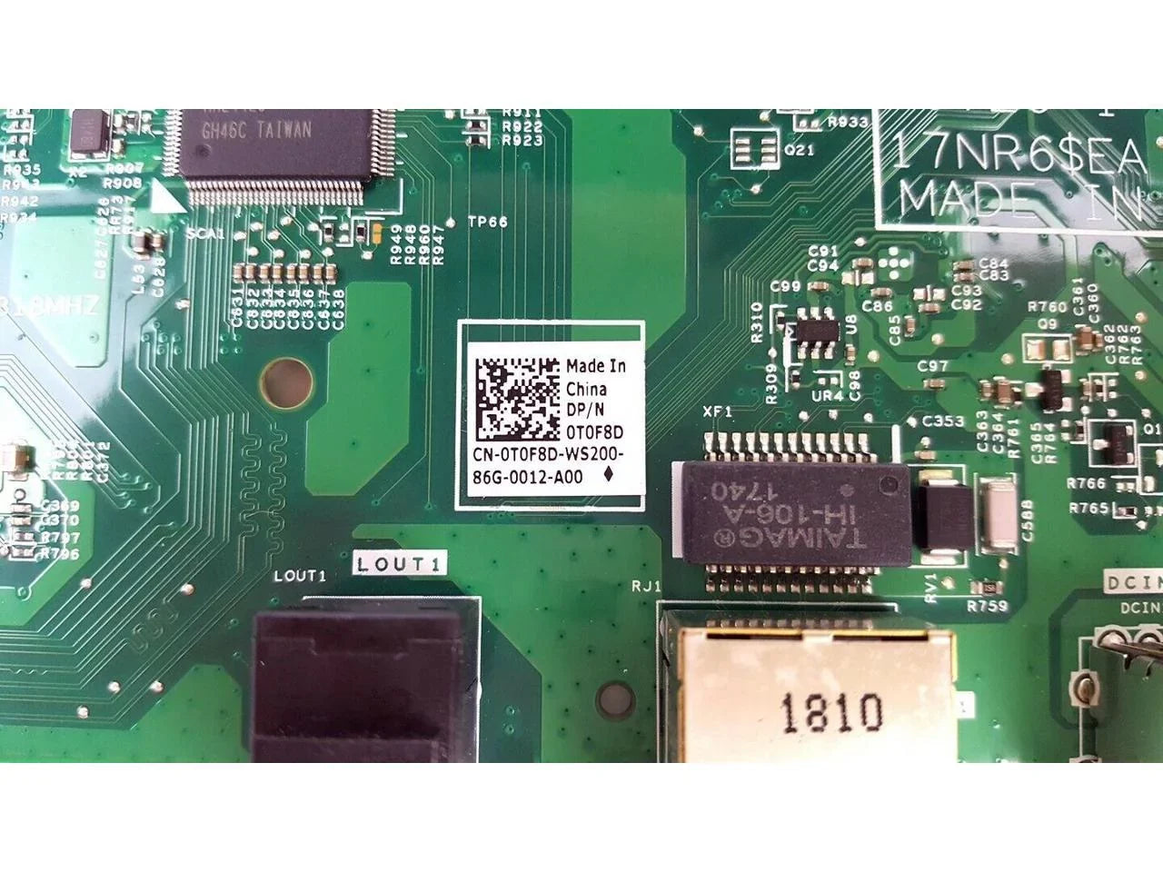 USB (Like New) Audio 0T0F8D Inspiron Series Dell Pre-Owned Board Jack DC T0F8D I/O 5475 CN-0T0F8D