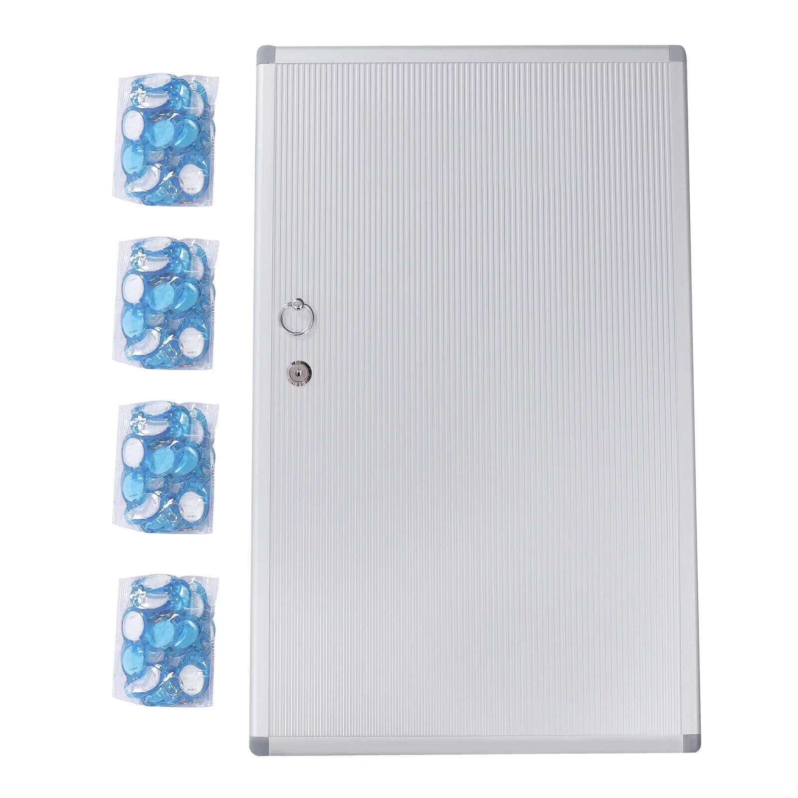 Box Wall Organizer Silver Box Cabinet Key Lock Key Mount Cabinet 96 Safe Storage