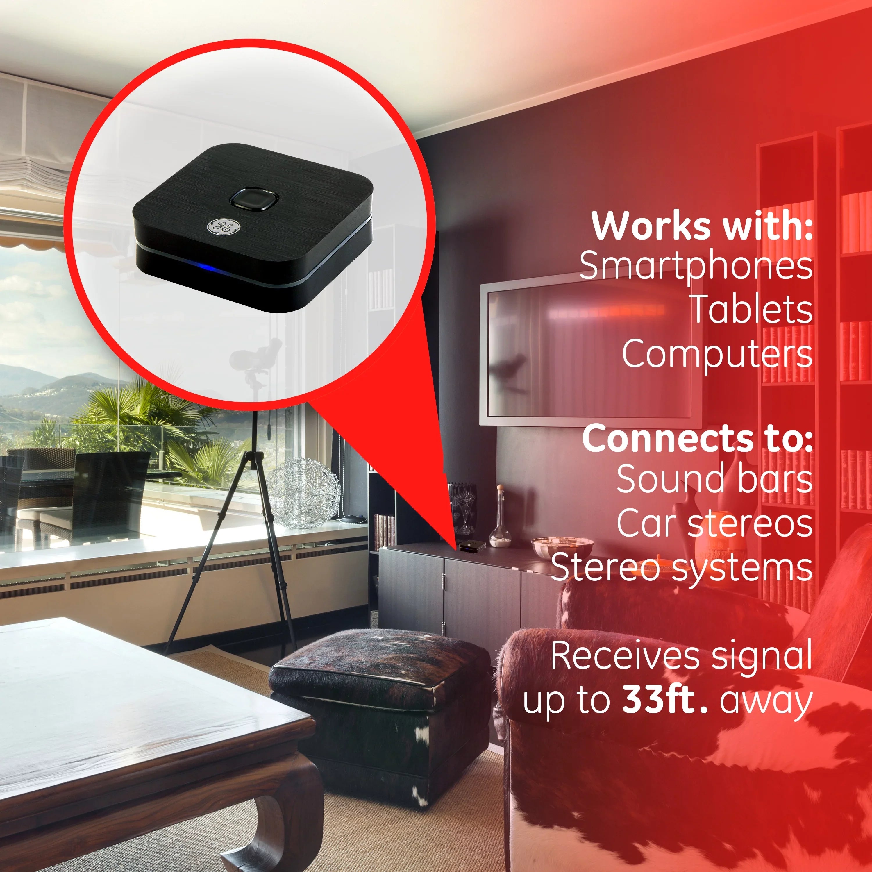 HD Bluetooth GE Receiver, Audio 33625