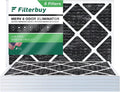 AC (6-Pack) Activated Carbon 8 Furnace Eliminator 14x24x1 Filters Pleated with MERV Air Odor Filterbuy HVAC