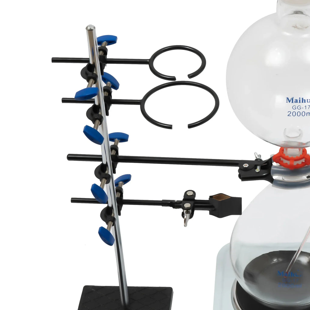 Miumaeov Purifier Stove Essential Essential + Hot Lab 2000ML Apparatus with Separator Glass Distillation Oil Water + Distillation Distiller Condenser Kit Steam Oil