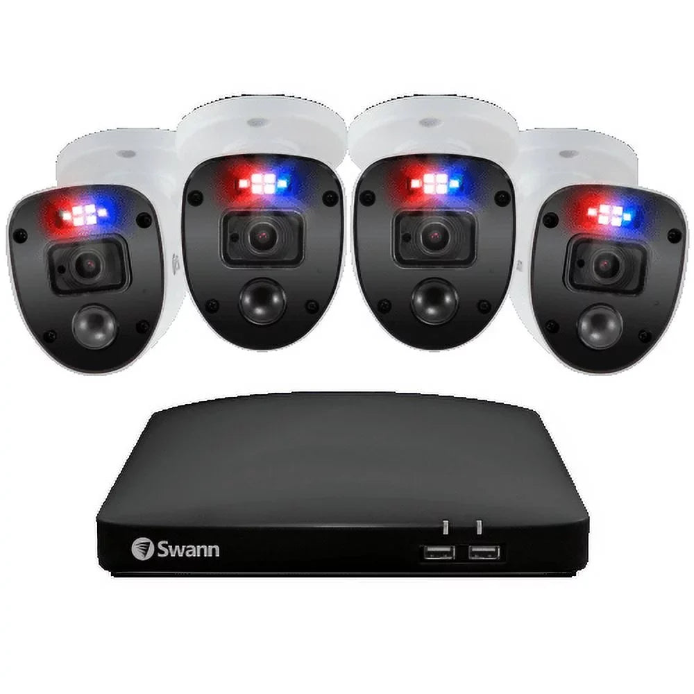 HD DVR Camera TB Swann System, Full HDD 1 Security Channel 4 Enforcer 1080p 4