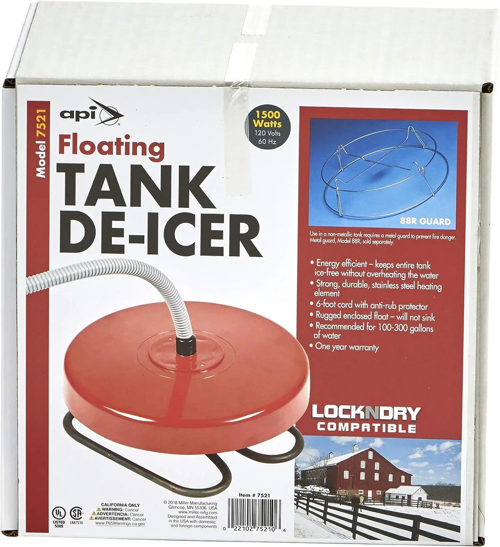 Water API De-Icer, Watt Floating Floating Deicer Tank 1500