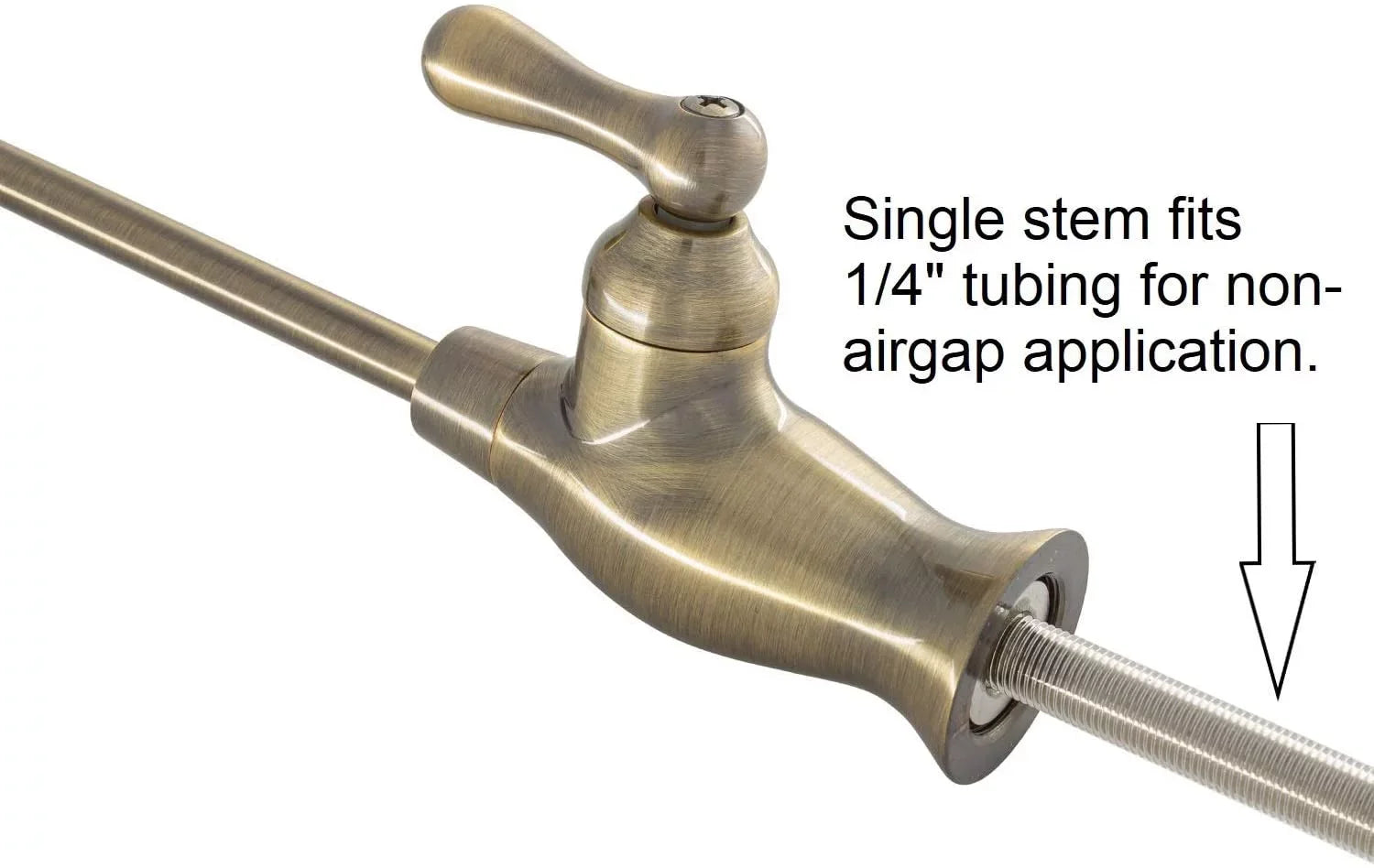 With Non Filtration Faucet Reverse Antique Wrench Water Style Vase Faucet Water Air Dispenser Gap Metpure Brass Osmosis Drinking