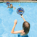 White 'N' 14.75" Swimming Ball Blue Splash Pool and Smash Game Paddle