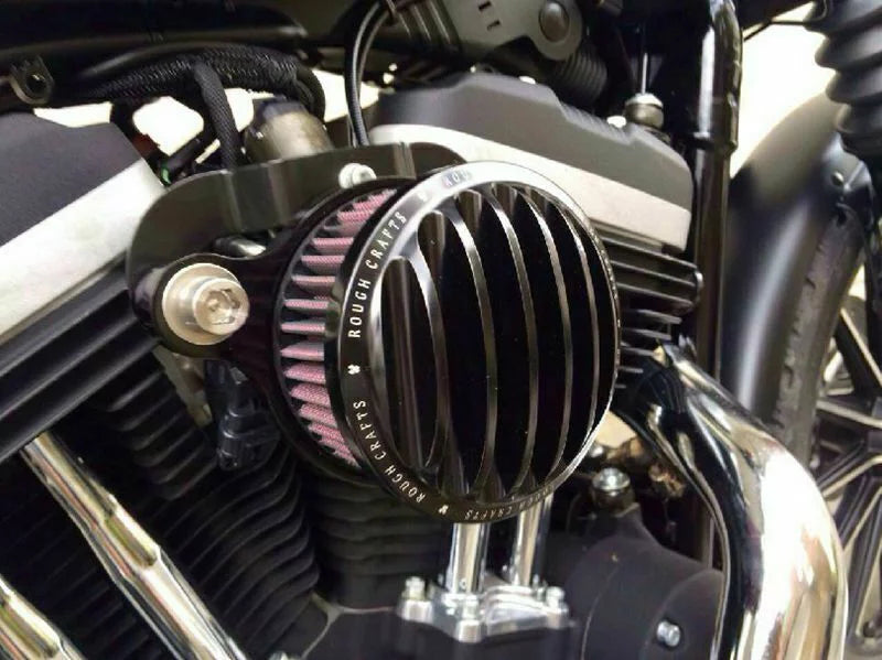 Filter System Intake Cleaner Air Sportster for Kit in Harley-Davidson XL883 XL1200 Silver 1988-2015