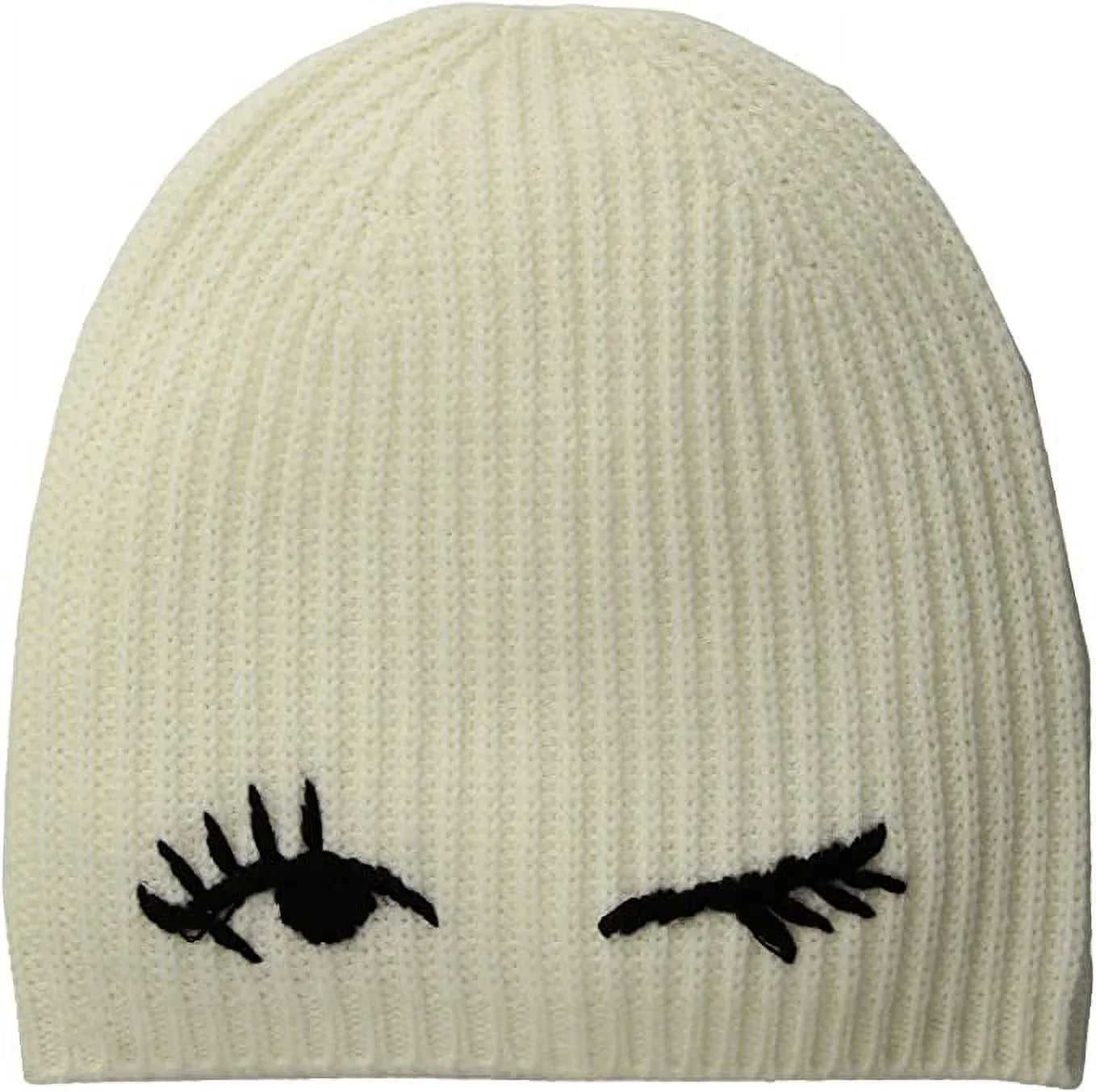 York Cream/Black Winking New Spade Beanie Kate